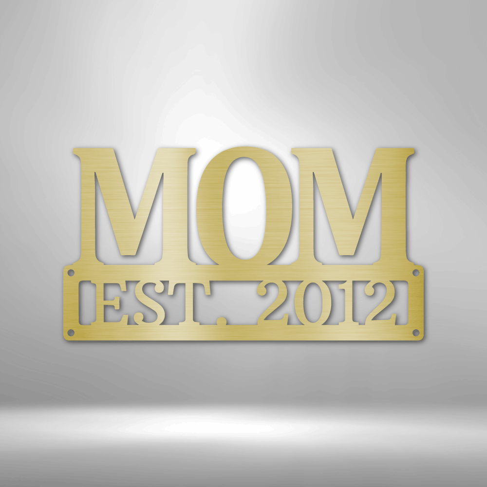 Personalized Mother's Day Plaque #2 Metal Sign