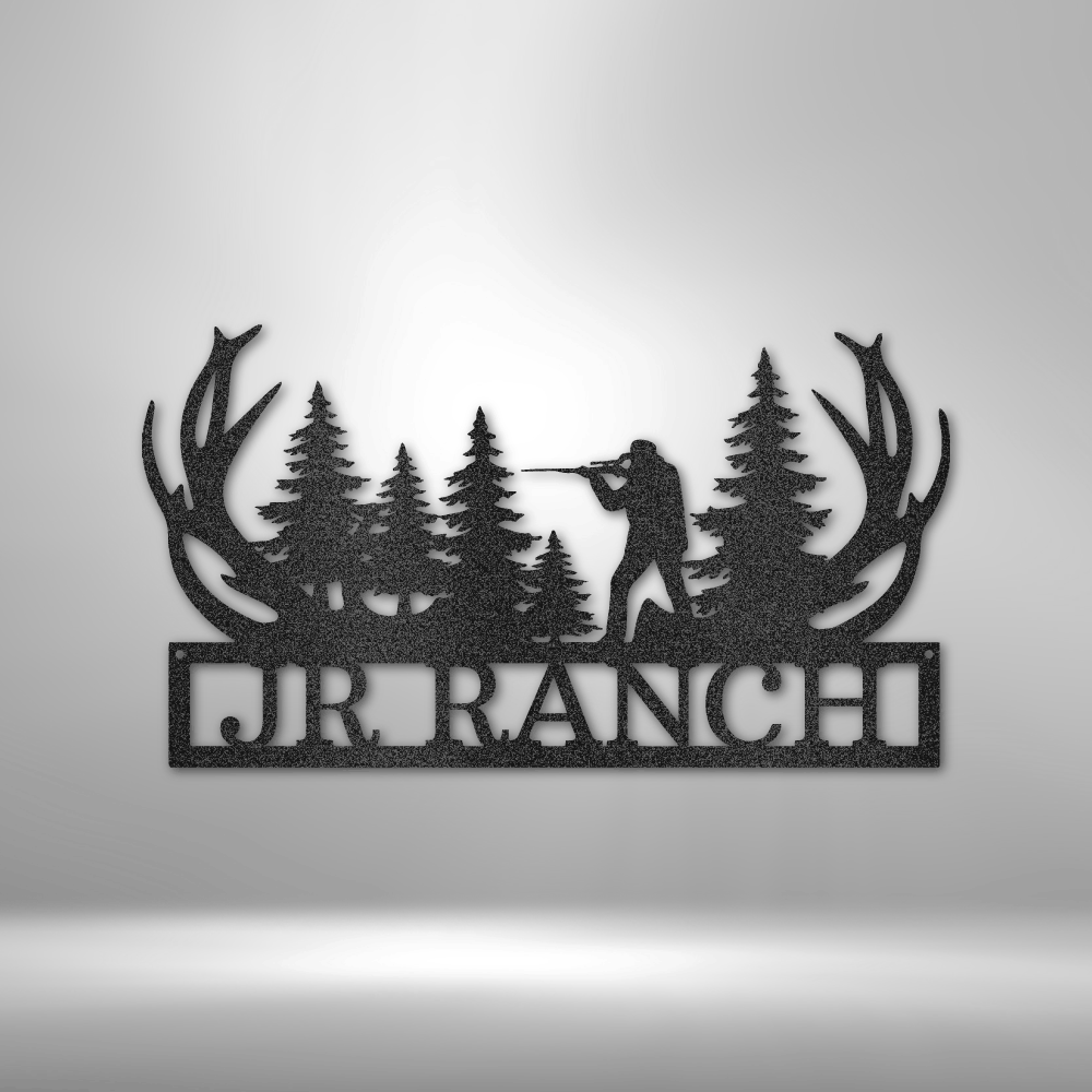 Personalized Hunting Metal Sign