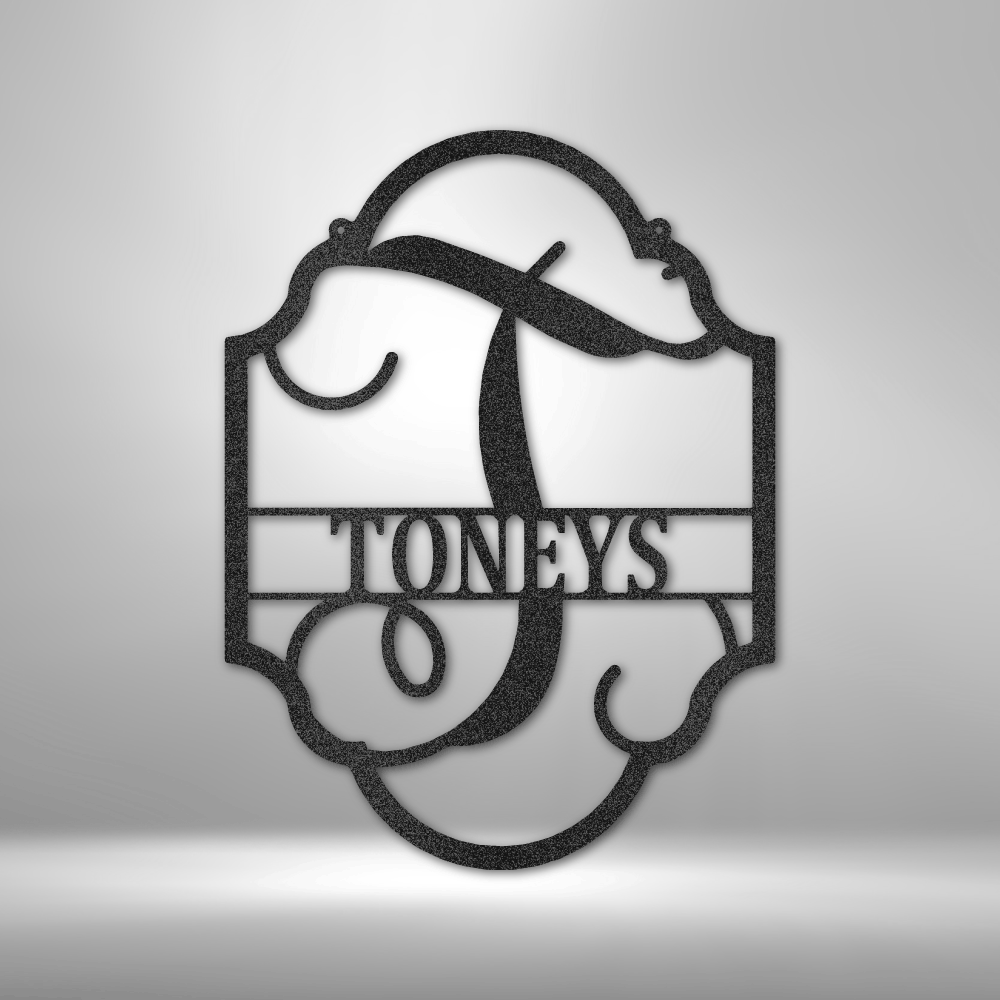 Personalized Family Name Plaque Metal Sign