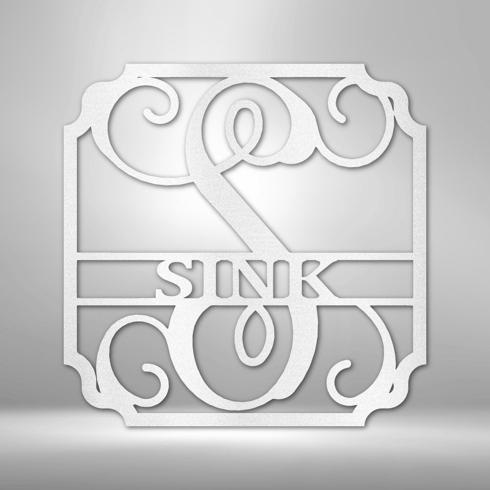 Personalized Classic Family Name Metal Sign - Outdoors Find