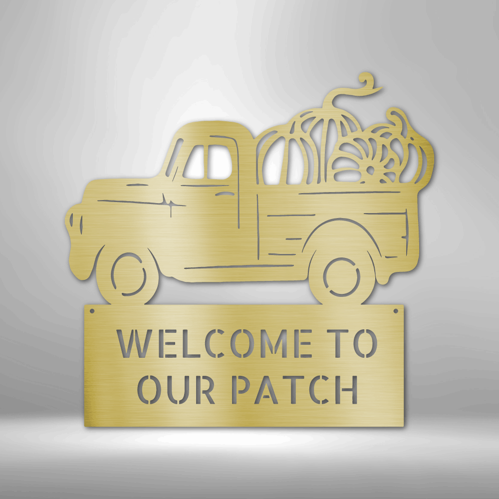 Personalized Country Truck Metal Sign - Outdoors Find