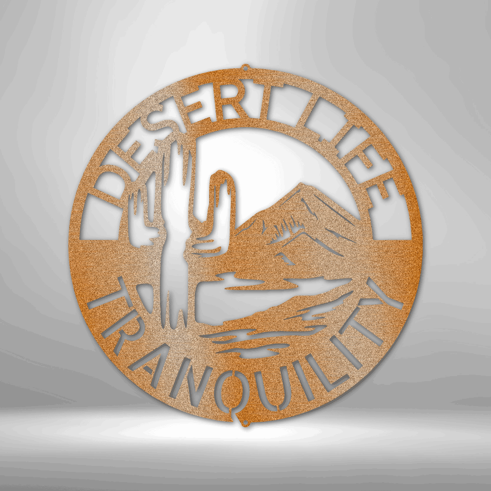 Personalized Desert Life Metal Sign - Outdoors Find