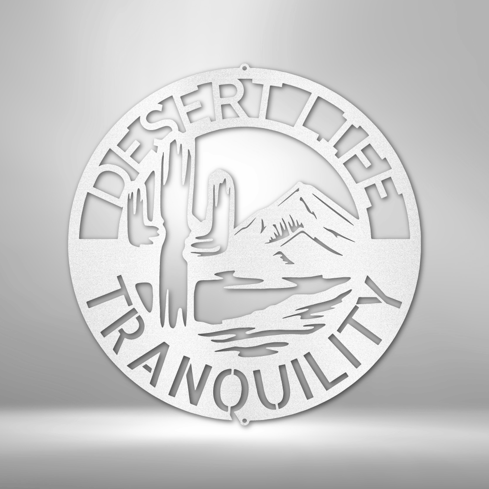 Personalized Desert Life Metal Sign - Outdoors Find