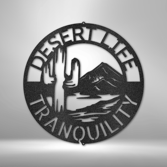 Personalized Desert Life Metal Sign - Outdoors Find