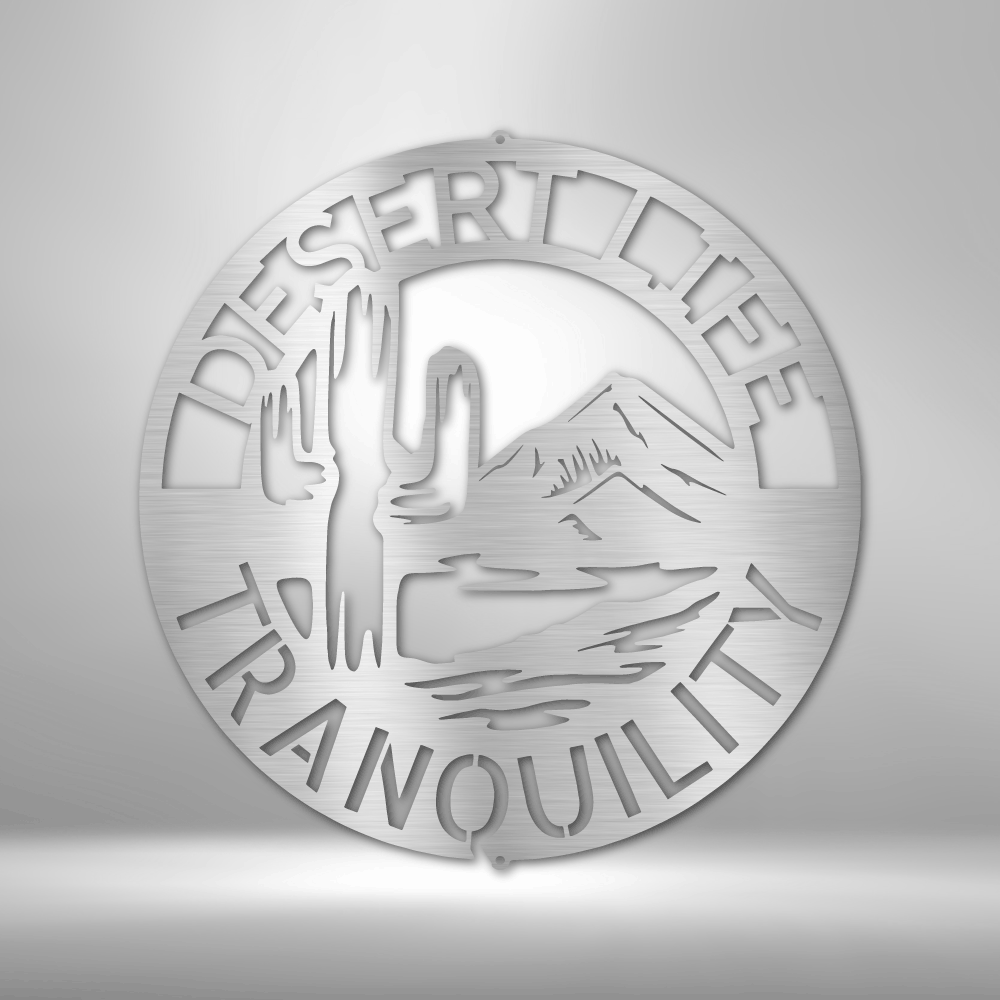 Personalized Desert Life Metal Sign - Outdoors Find