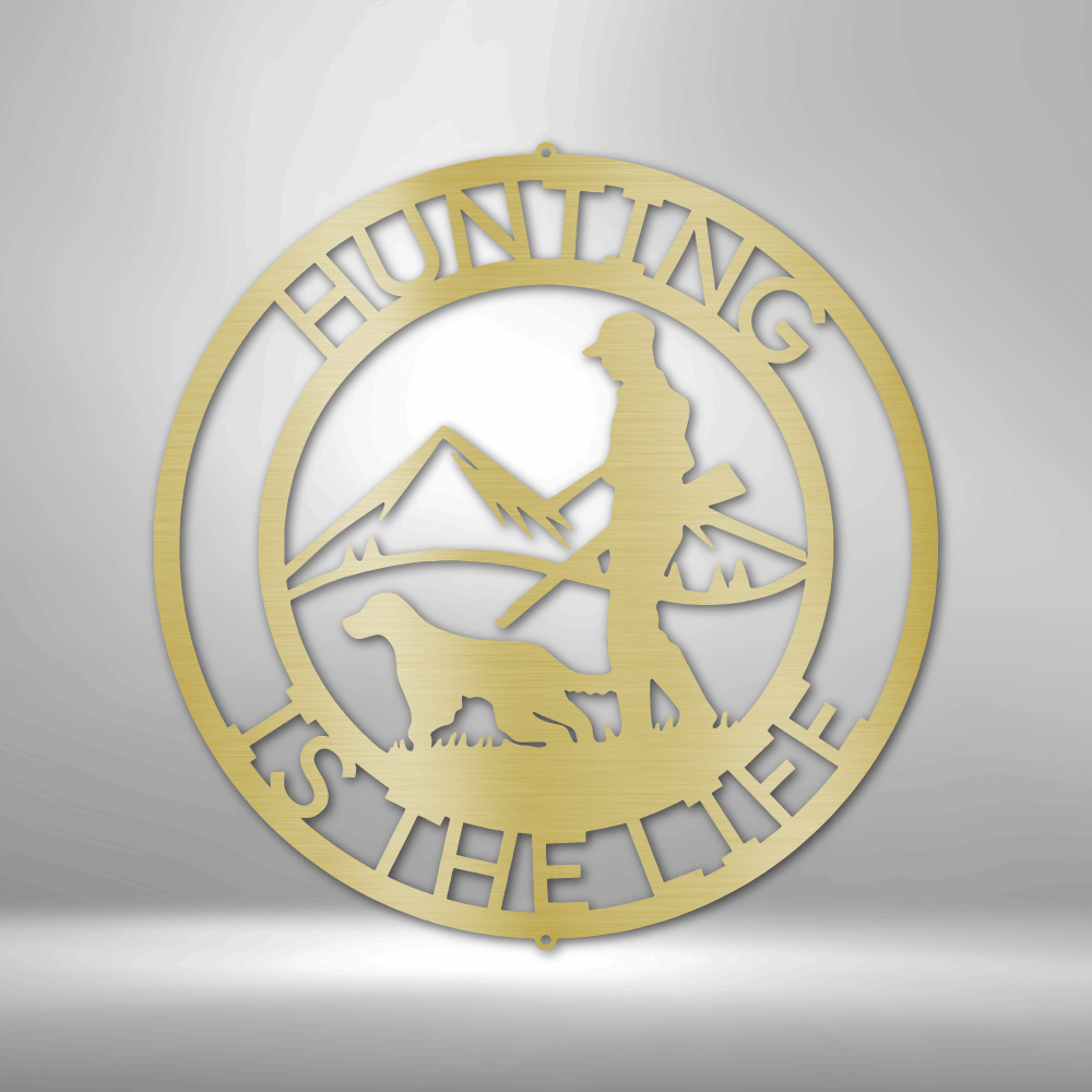 Personalized Hunter Metal Sign - Outdoors Find