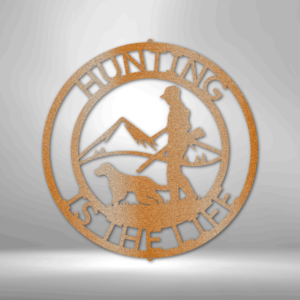 Personalized Hunter Metal Sign - Outdoors Find