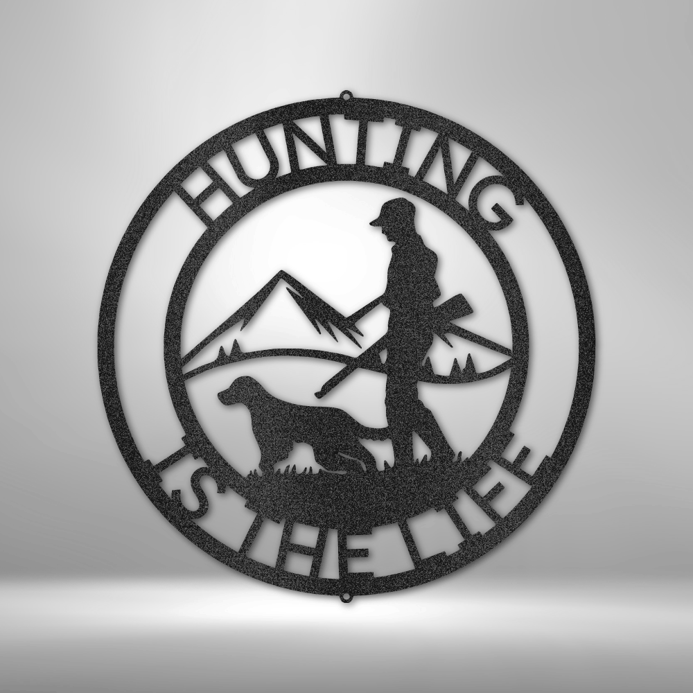 Personalized Hunter Metal Sign - Outdoors Find