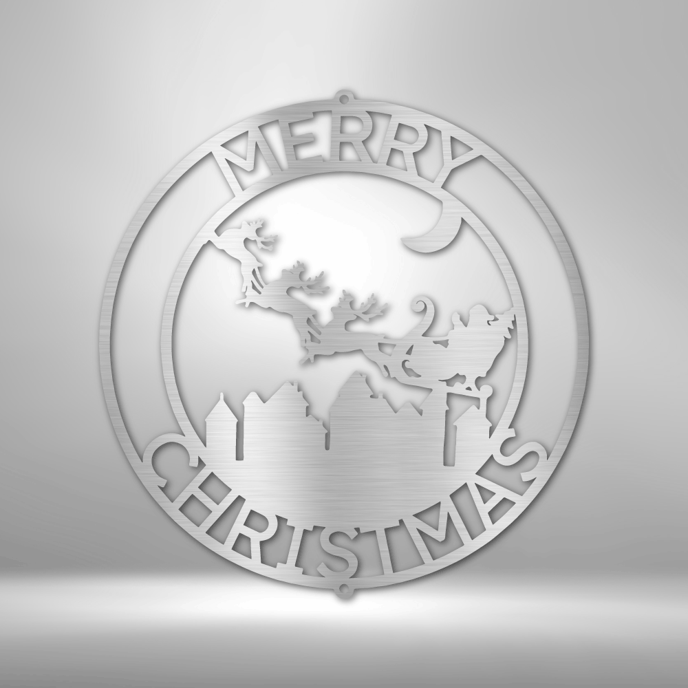 Personalized Santa's Delivery Metal Sign - Outdoors Find
