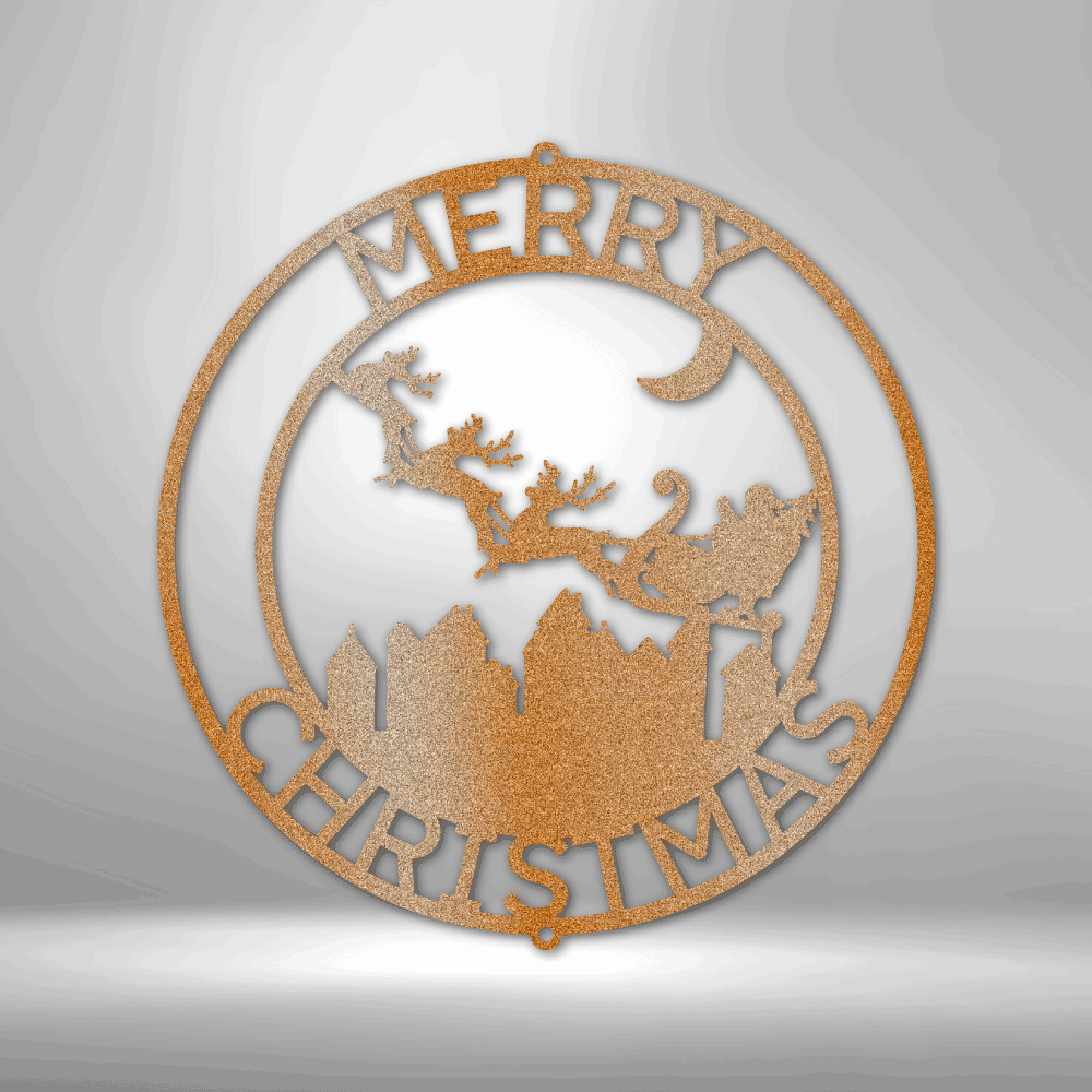 Personalized Santa's Delivery Metal Sign - Outdoors Find