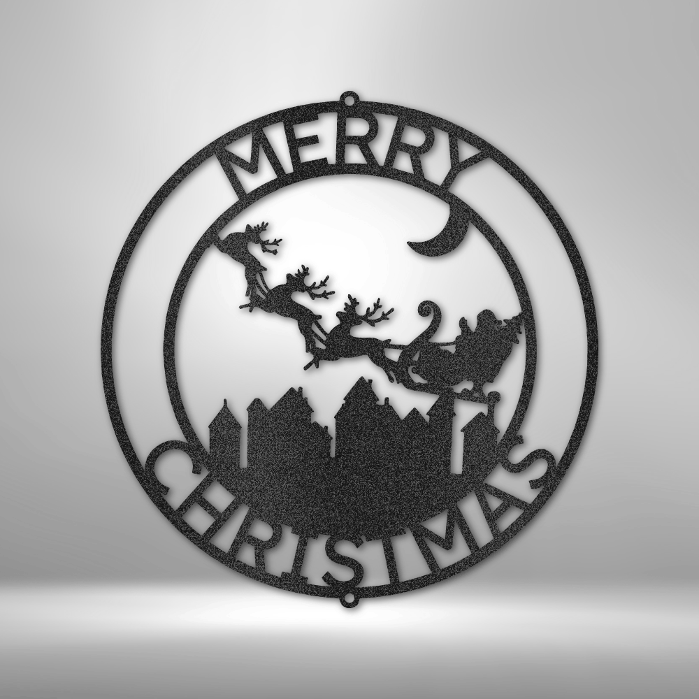 Personalized Santa's Delivery Metal Sign - Outdoors Find