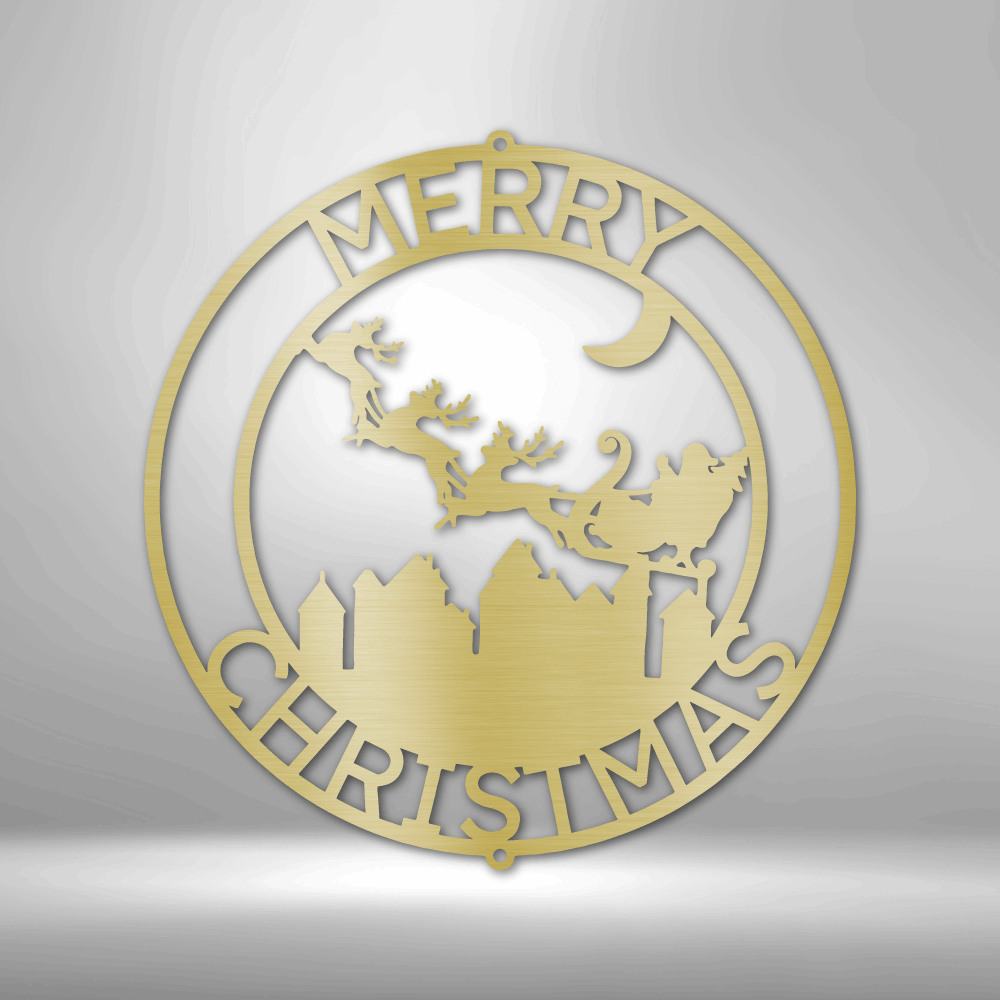 Personalized Santa's Delivery Metal Sign - Outdoors Find