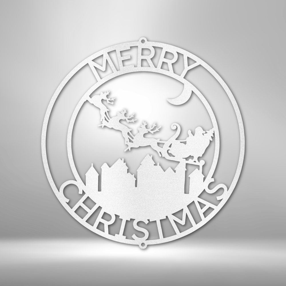 Personalized Santa's Delivery Metal Sign - Outdoors Find